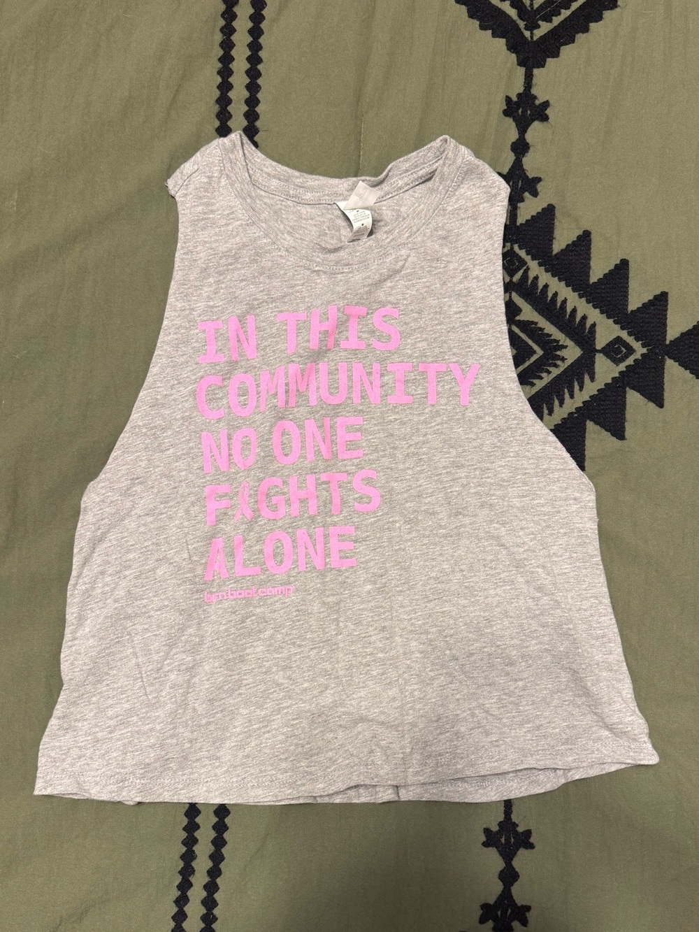 Burn Boot Camp muscle tank